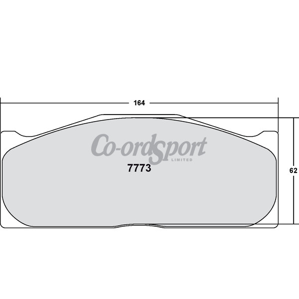 PFC 7773 Race Pad Set - 07 Compound 30 mm image