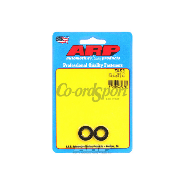 ARP 3/8 ID .720 OD black washers image
