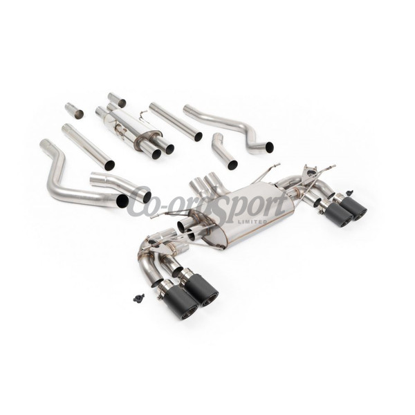 Milltek Exhaust - OPF GPF Back Resonated Valved System with Quad image