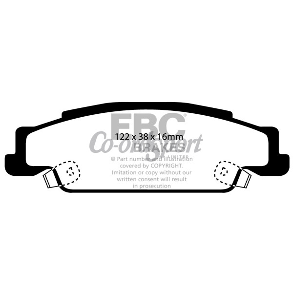 EBC Ultimax OEM Replacement Brake Pads image