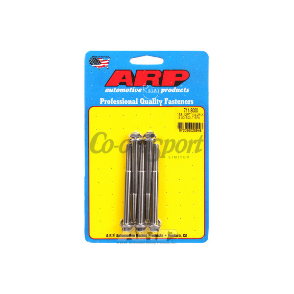 ARP 1/4-28 x 3.000 12pt SS bolts image