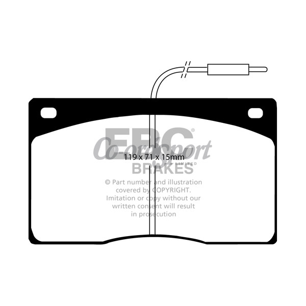 EBC Ultimax OEM Replacement Brake Pads image