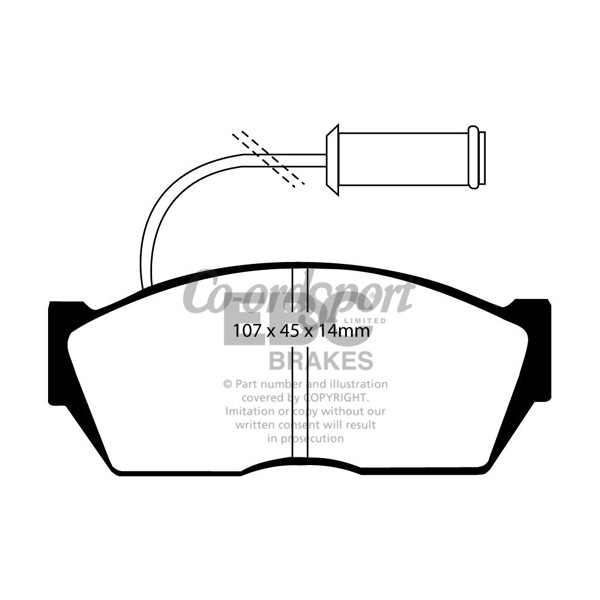 EBC Ultimax OEM Replacement Brake Pads image