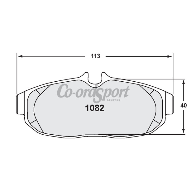 PFC 1082 Z-Rated Brake Pad Set image