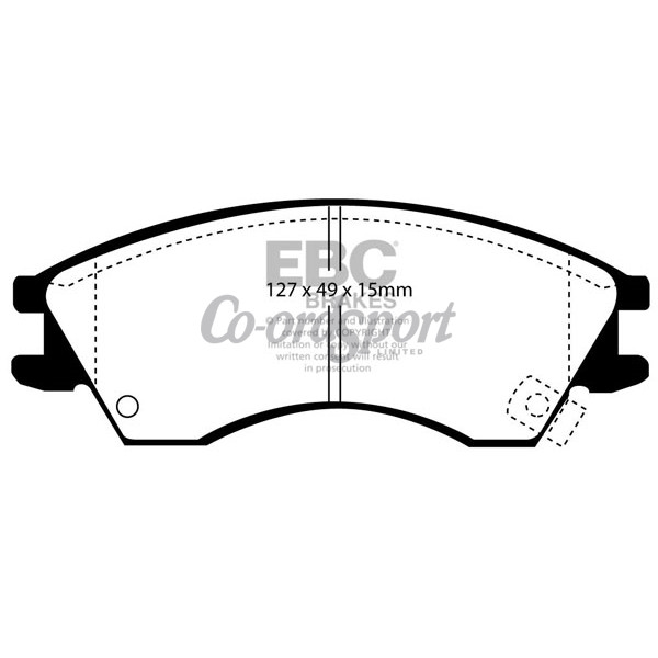 EBC Ultimax OEM Replacement Brake Pads image