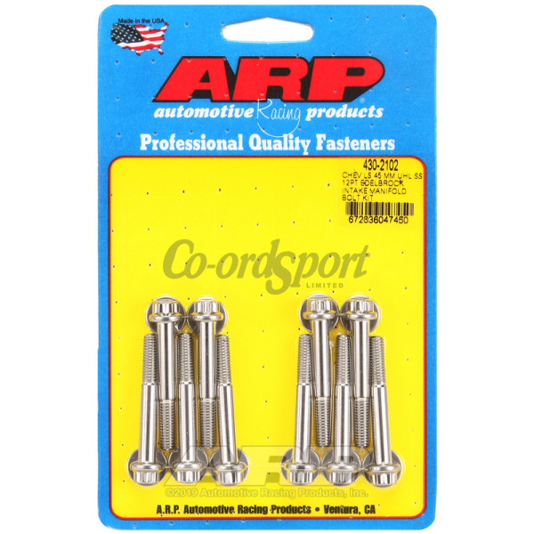 ARP Chevy LS 45mm UHL 12pt Edelbrock intake manifold bolt ki image