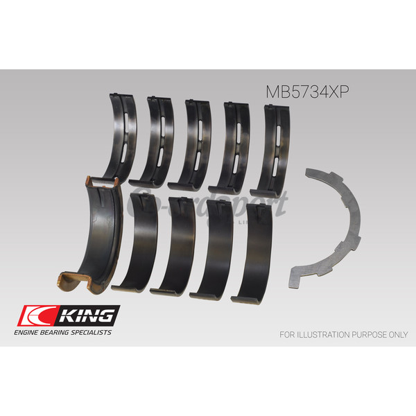 King Main Bearing Shell FORD 302 CID COYOTE image