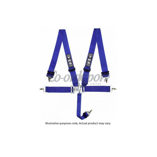 TRS Nascar 2in Lever/Latch - 5 point Harness in Blue image