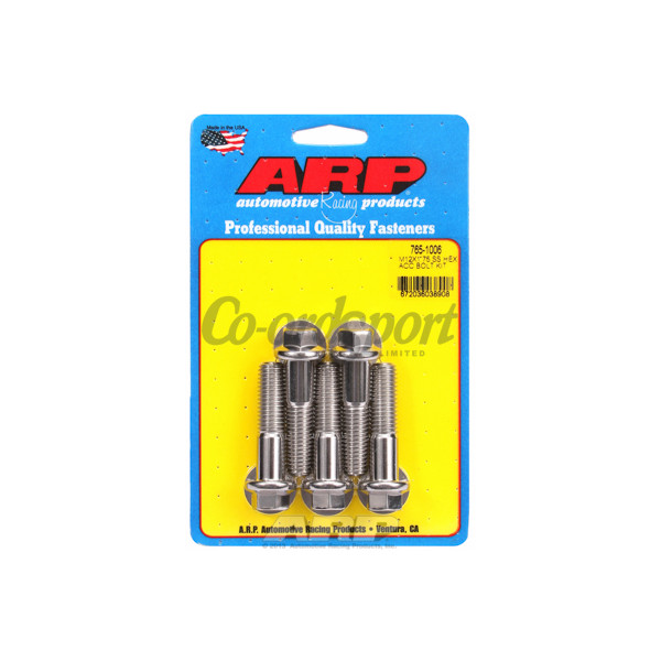 ARP M12 x 1.75 x 50 hex SS bolts image