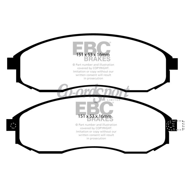 EBC Ultimax OEM Replacement Brake Pads image