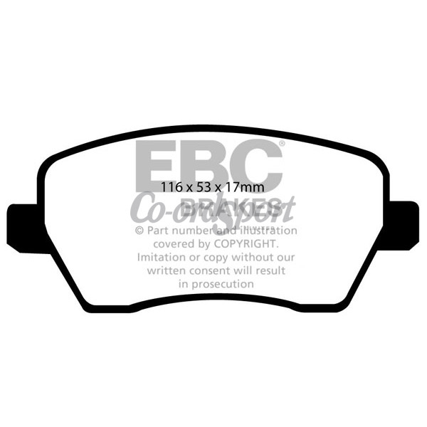 EBC Ultimax OEM Replacement Brake Pads image
