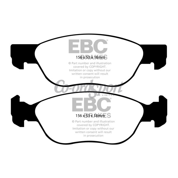 EBC Ultimax OEM Replacement Brake Pads image