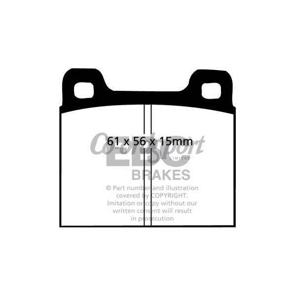 EBC Ultimax OEM Replacement Brake Pads image