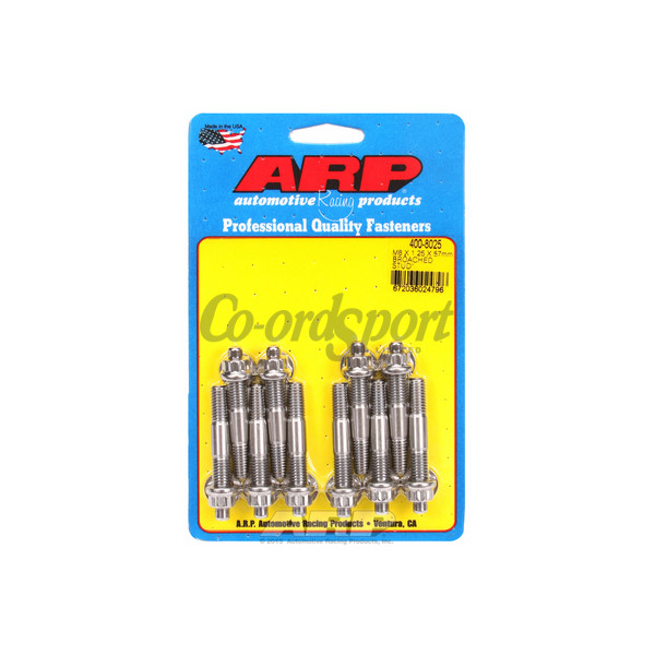 ARP M8 X 1.25 X 57mm broached stud kit - 10pcs image