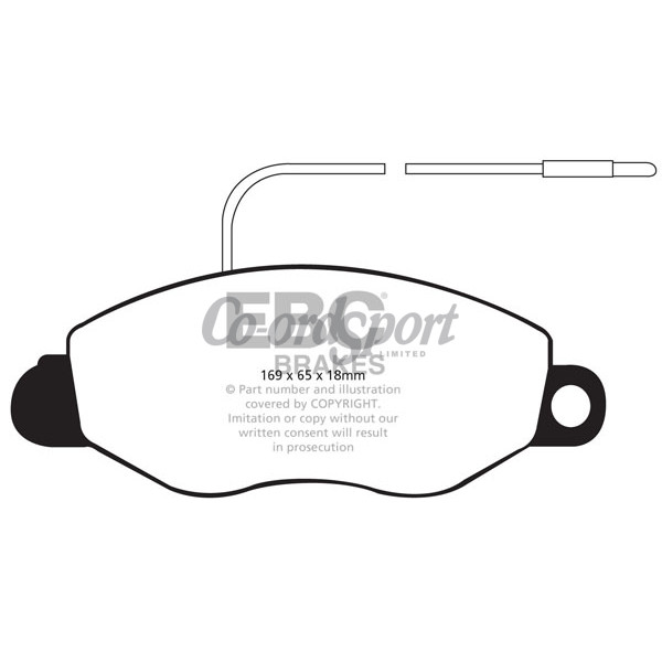 EBC Ultimax OEM Replacement Brake Pads image