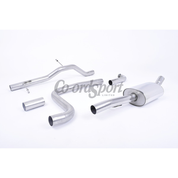 Milltek  Fiesta  Mk8 1.0T EcoBoost ST-Line 3 and 5 Door Non-OPF image