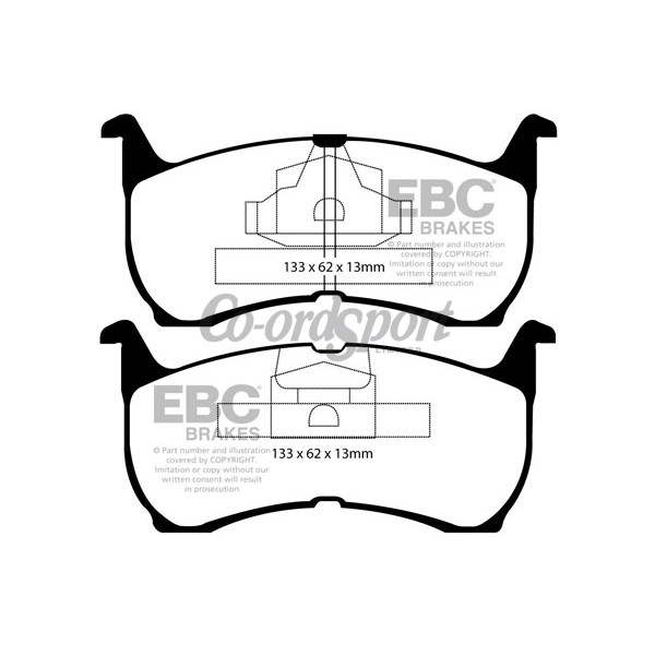 EBC Ultimax OEM Replacement Brake Pads image