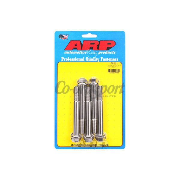 ARP M12 x 1.50 x 100 hex SS bolts image