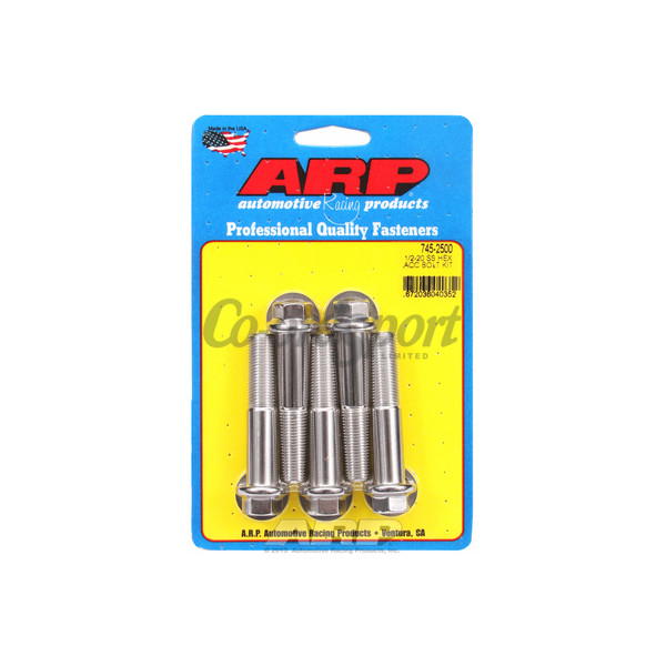 ARP 1/2-20 x 2.500 hex SS bolts image