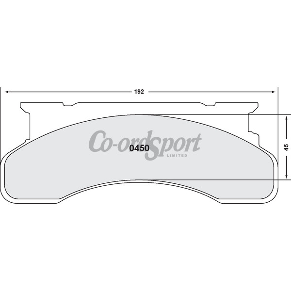 PFC 450 Carbon Metallic Brake Pad Set image