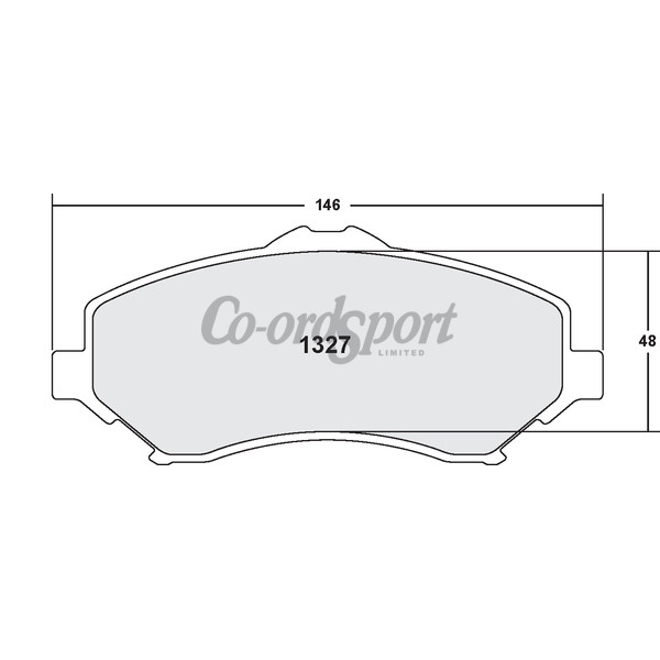 PFC 1327 Z-Rated Brake Pad Set image