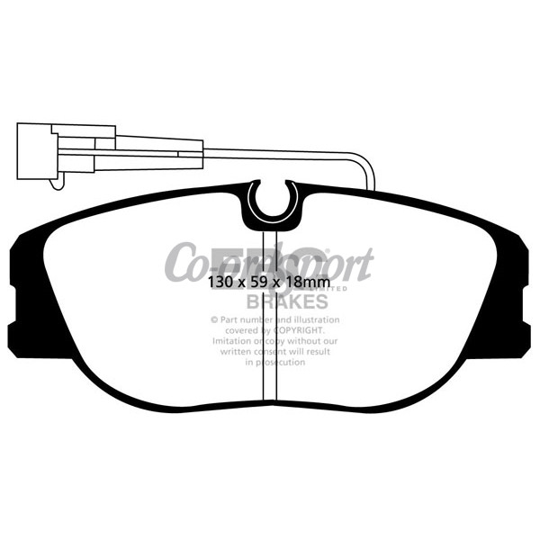 EBC Ultimax OEM Replacement Brake Pads image