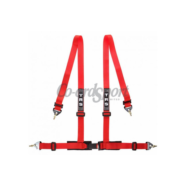 TRS Clubman (snap hook) - 4 point Harness in Red image