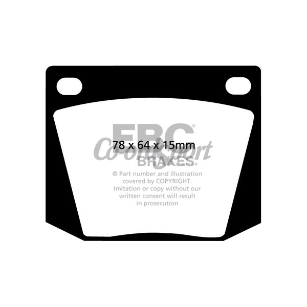 EBC Ultimax OEM Replacement Brake Pads image