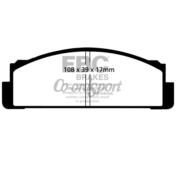 EBC Ultimax OEM Replacement Brake Pads image