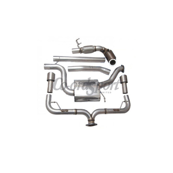 Racingline Golf 7R Rear Exhaust System Valved R image