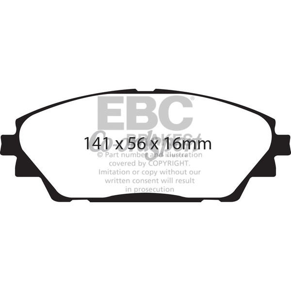 EBC Ultimax OEM Replacement Brake Pads image