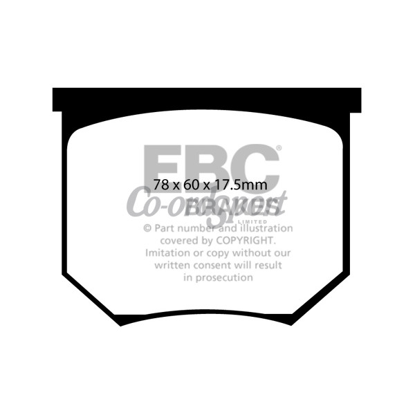 EBC Greenstuff 2000 Series Sport Brake Pads image