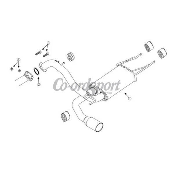 Fujitsubo Authorize S Exhaust MAZDA Mazda3 BLEFP LF-VDS image