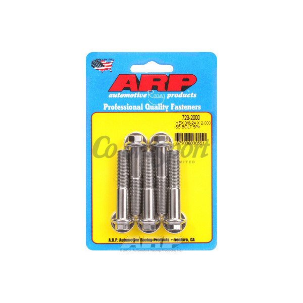 ARP 3/8-24 x 2.000 hex SS bolts image