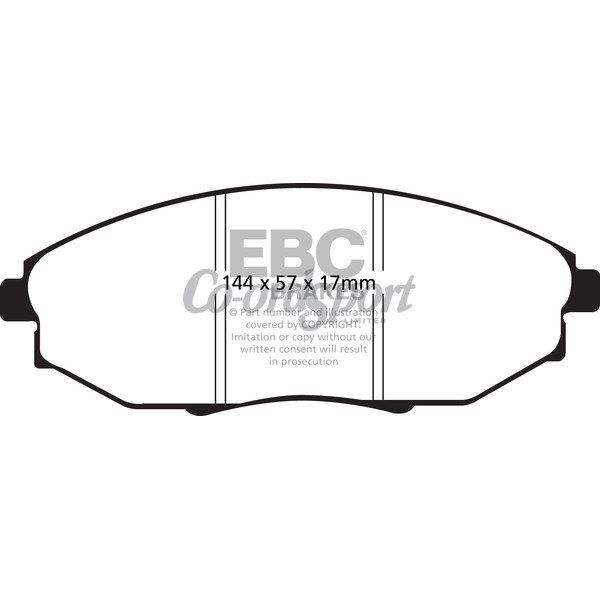 EBC Ultimax OEM Replacement Brake Pads image