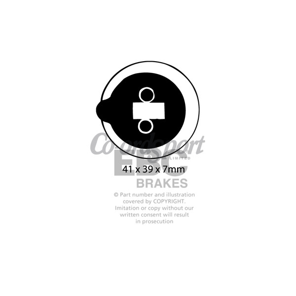 EBC Ultimax OEM Replacement Brake Pads image