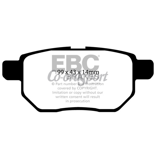 EBC Ultimax OEM Replacement Brake Pads image