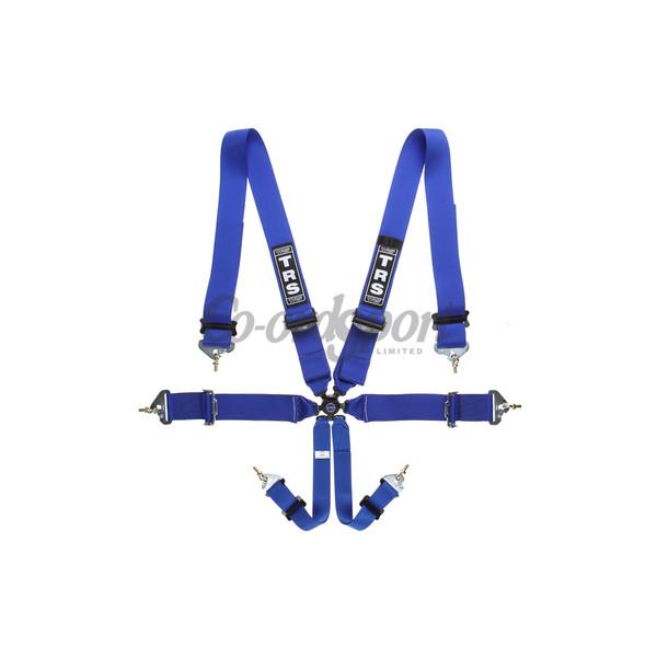 TRS Magnum Superlite 3in/3in - 6 point Harness in Blue image