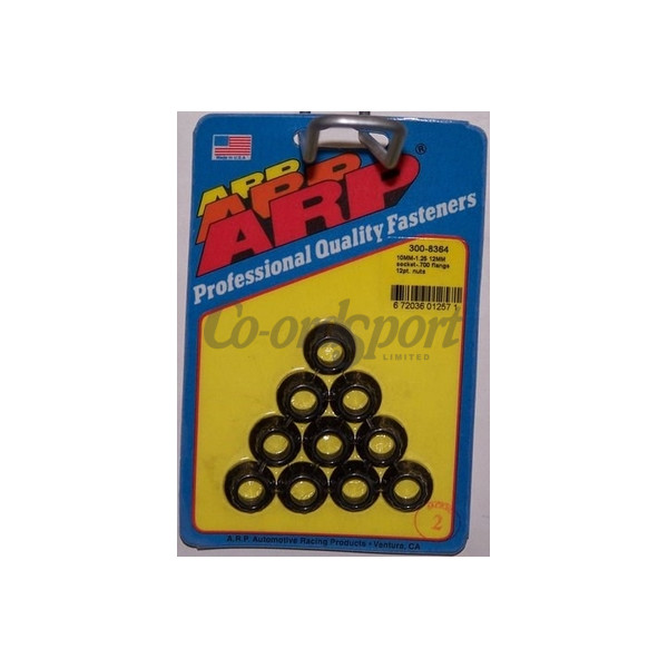 ARP M10 x 1.25 12pt nut kit image