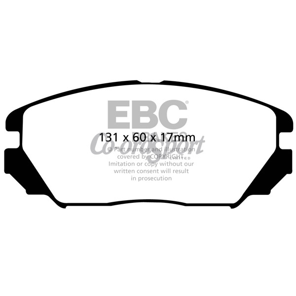 EBC Ultimax OEM Replacement Brake Pads image