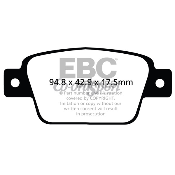 EBC Ultimax OEM Replacement Brake Pads image