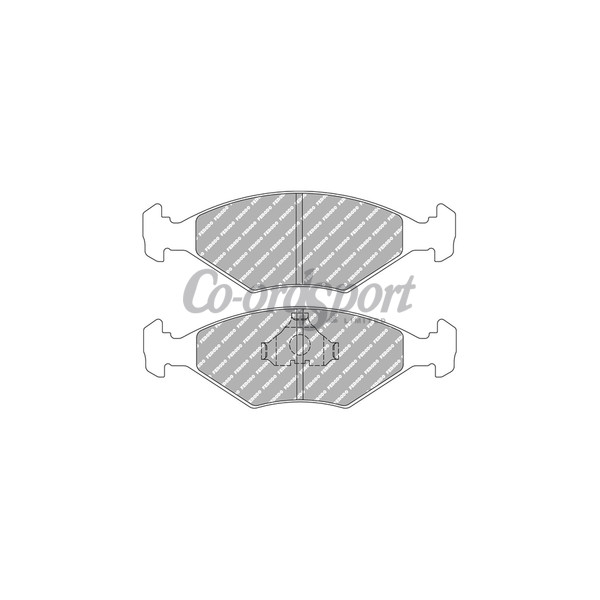 Ferodo DS3.12 Front Brake Pads Fiat Innocenti image