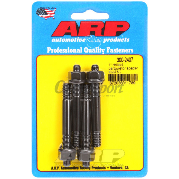 ARP 1 drilled carburetor spacer stud kit image