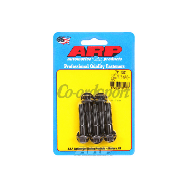 ARP 5/16-24 x 1.500 12pt black oxide bolts image