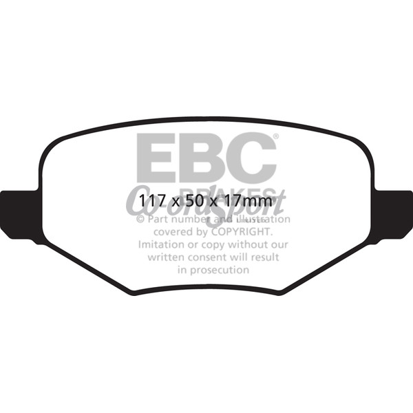 EBC Ultimax OEM Replacement Brake Pads image