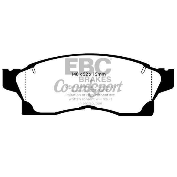 EBC Ultimax OEM Replacement Brake Pads image