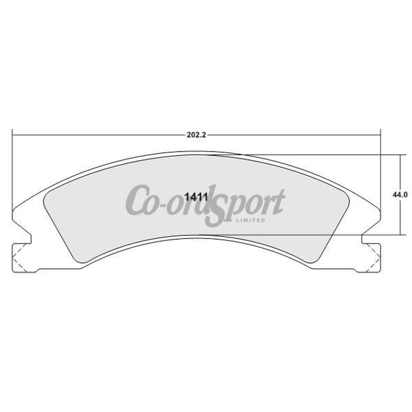 PFC 1411 Carbon Metallic Brake Pad Set image