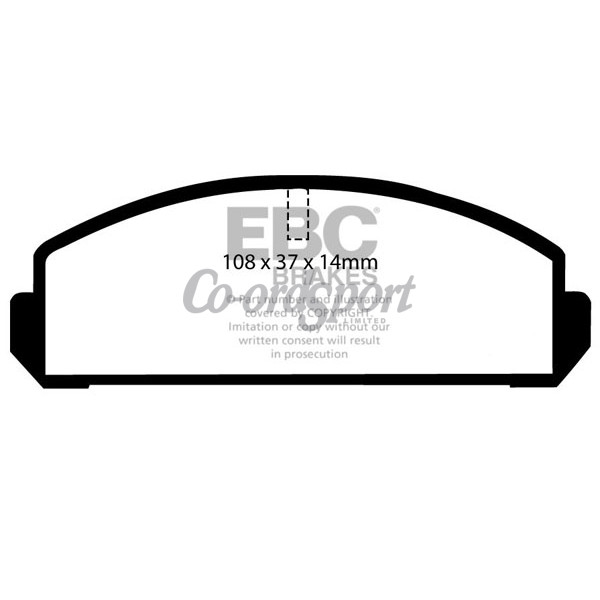 EBC Ultimax OEM Replacement Brake Pads image