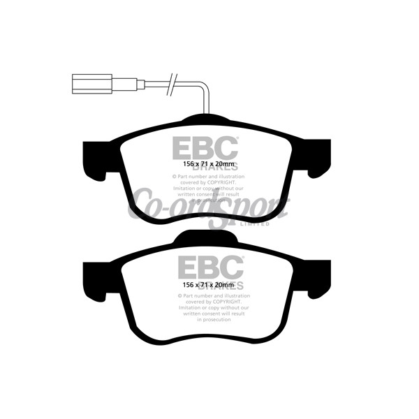 EBC Ultimax OEM Replacement Brake Pads image