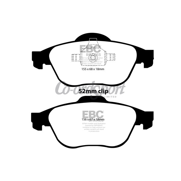 EBC Ultimax OEM Replacement Brake Pads image